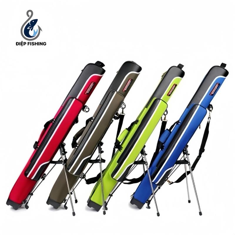 SALE Bao đựng cần câu ZEYANG YK 1m25 2 ngăn chính + 1 ngăn phụ có chân đứng siêu bền đẹp chống thấm nước Túi Thể Thao Bag Sport Nam