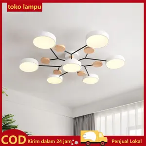 3 Warna lampu plafon ruang tamu Lampu Gantung LED Lampu Gantung Modern Lampu Gantung Sederhana Lampu Plafon Ruang Tamu Gaya Dapur lampu gantung minimalis lampu gantung ruang tamu lampu hias
