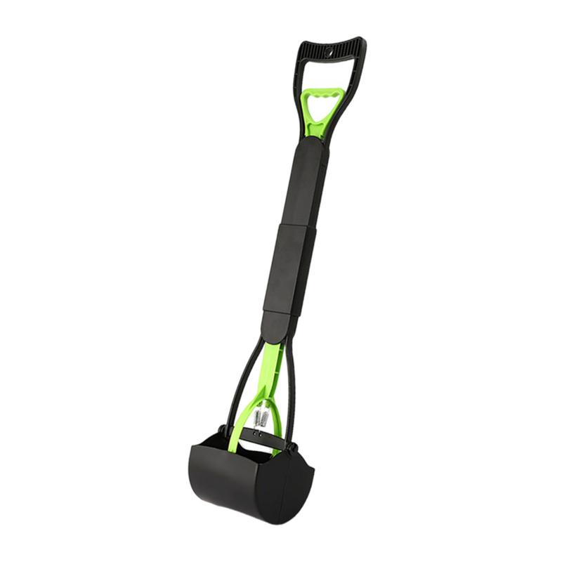 slolbut- Family-friendly Dog Pooper Scooper 28 Pooper Scooper for Dogs No Touch Pickup Tool for Medium Small Dogs Non-breakable Folding Design for Lawn Grass Dirt Gravel Easy 3