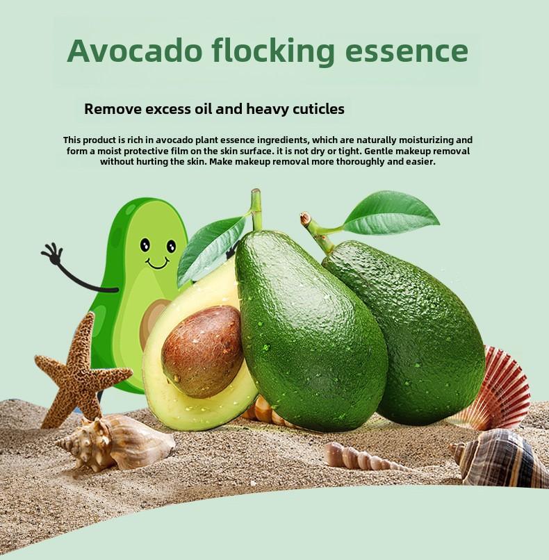 Product Introduction of Avocado Plant Essence Makeup Remover Wipes Lazy Cleansing Makeup Remover Eye Lip Makeup Disposable Wet Wipes Cotton Wipes Easy to Use, Convenient and Clean kirkland  toilet  paper 4