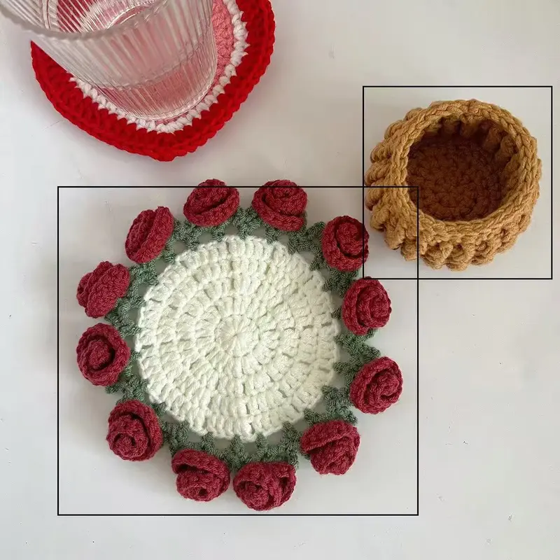 Kit Selimut Mini Sejambak Mawar, Benang Rajutan Tangan, Gaya - TikTok ...