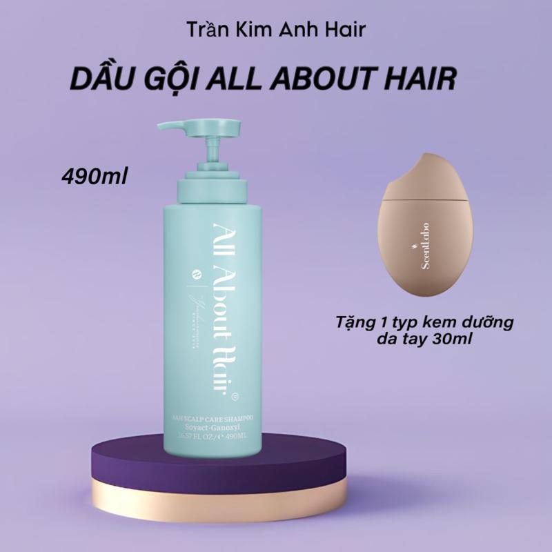 Dầu Gội All About Hair 490ml - Nhập khẩu Thái Lan ( Tặng kèm 1 Xịt Biotin 50ml) 1