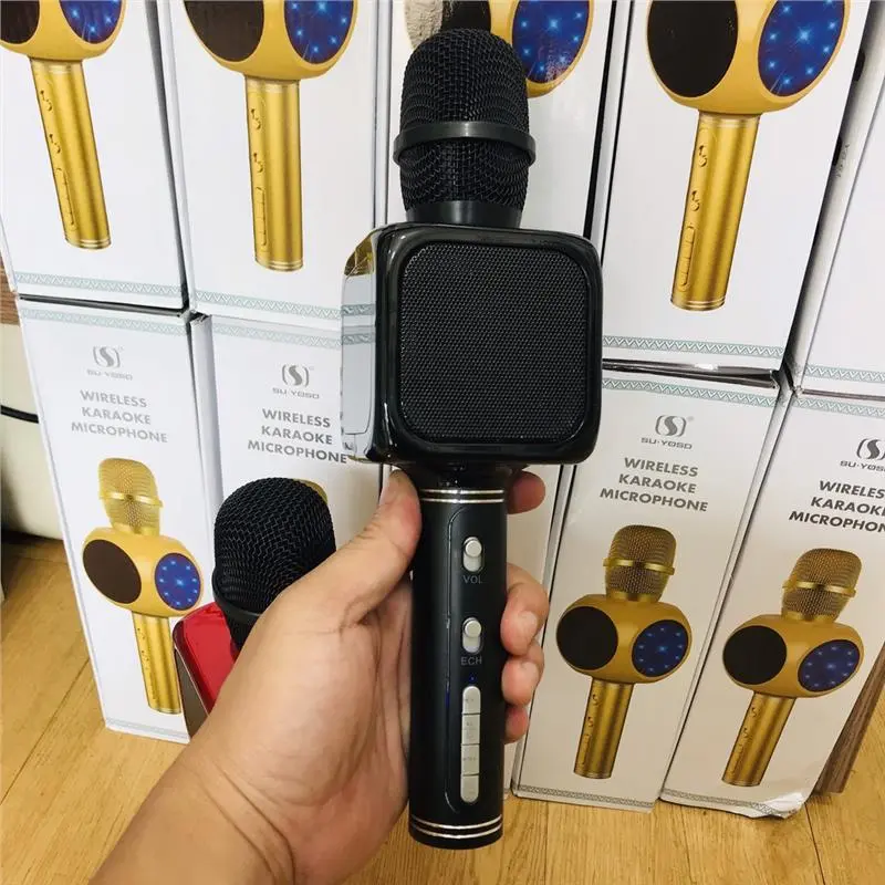 [CFNGJ] (HÀNG CAO CẤP) Micro hát karaoke bluetooth kèm loa 3 in1 YS-61 Mẫu Mới, Micro Hát Karaoke Không Dây SU-YOSD Ys-61 Với Chức Năng Thay Đổi Giọng Nói,Hàng Chuẩn Âm Thanh Chắc To Rõ.(Bảo Hành 12 tháng). 4