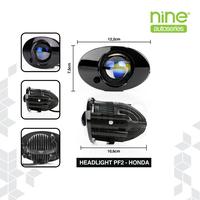 Gambar LUXIMOS Biled Foglamp HONDA 2 Inch 80W OVAL 3 Warna Tembus Hujan Kabut Devil Eye Super Terang PF2 - NINE SURABAYA - Red dari Nine Autoseries Surabaya Kab. Sidoarjo 4 Tokopedia
