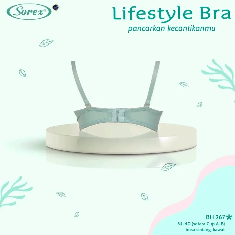 Bh Sorex 267 Seamless Lifestyle Bra Robot Anti Nyeplak Wanita 8