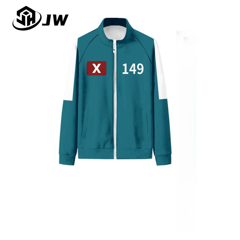 Product Introduction of [ Free Customization Name and Number ] 2025 New Clothing 2-piece Set Squid Game Season 2 Zipper Hoodie Coat Pants Long Sports Pants 4