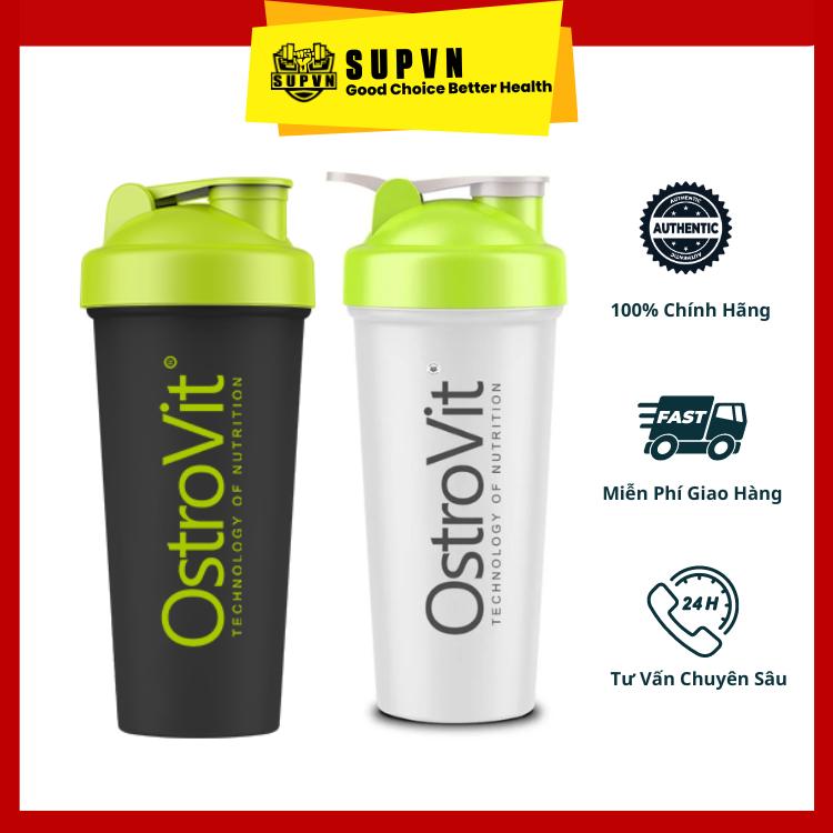 Bình Lắc OSTROVIT Có Quai Xách 600ml, Bình Nước Thể Thao, Tiện Dụng, Chất Lượng Cao 0