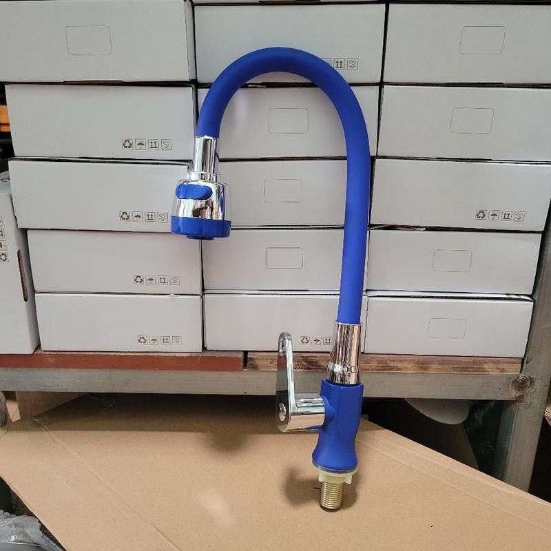 Product Introduction of Vòi rửa chén bát nước lạnh- Vòi chén dẻo bẻ được mọi vị trí - Vòi nhựa ABS chân đồng cầm nặng tay 12