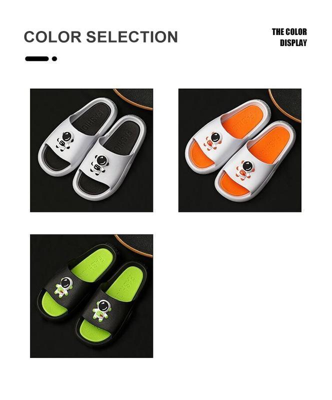 Product Introduction of Cute Men Home Slippers Flops Women Soft Eva Thick Sole Slides Summer Sandals Couples Non Slip Bathroom Shoe 23
