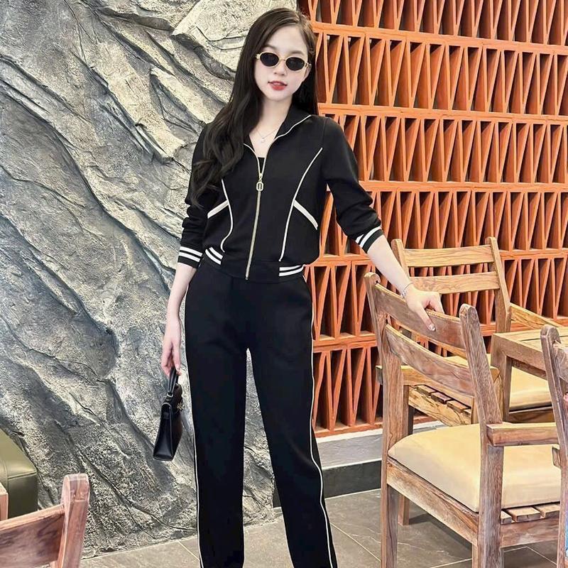 Bộ thể thao nữ chất nỉ hai da hàng QCCC Áo Women - Sport giữ ấm cơ thể trong mùa đông - Trang Phục Tập Thể Dục Yoga