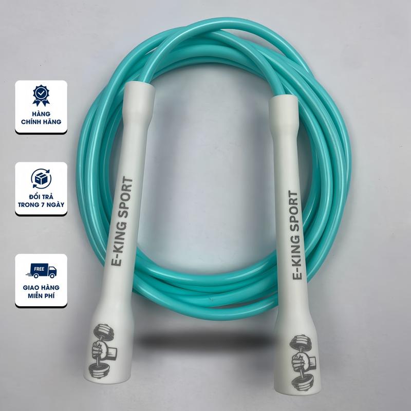 Dây Nhảy Tốc Độ E-King Sport 6mm - PVC Rope - Dây Nhảy Dây Thể Dục - Dụng Cụ Tập Luyện Tập Gym - Bảo Hành 3 Tháng