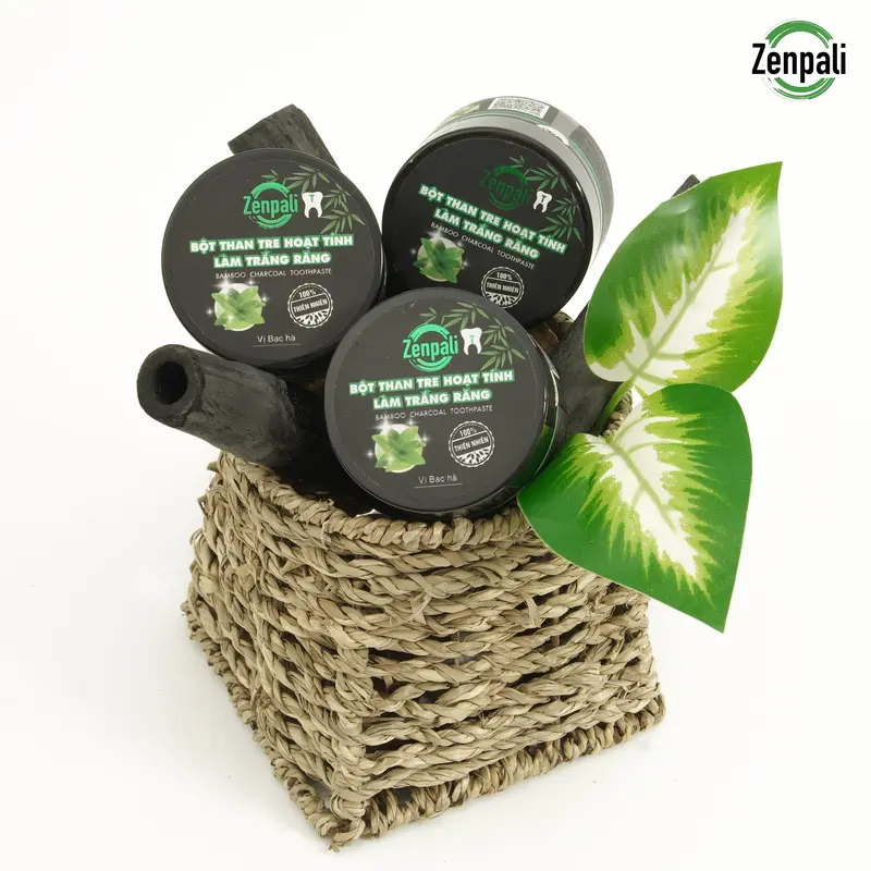 Bột than tre hoạt tính làm trắng răng Zenpali 0