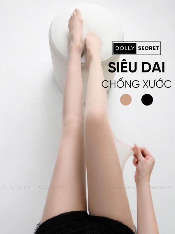 Combo-T38-Quần tất chống xước siêu dai che khuyết điểm DOLLY SECRET che khuyết điểm(<1m67. 65kg) quần tất  dolly Nữ Women