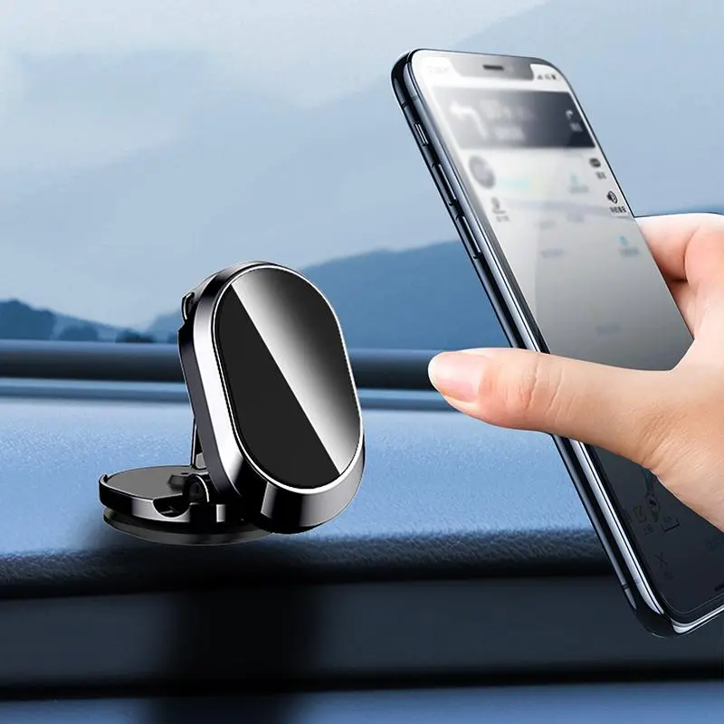 Car Mobile Phone Bracket Dashboard Navigation Bracket Rotatable Folding ...