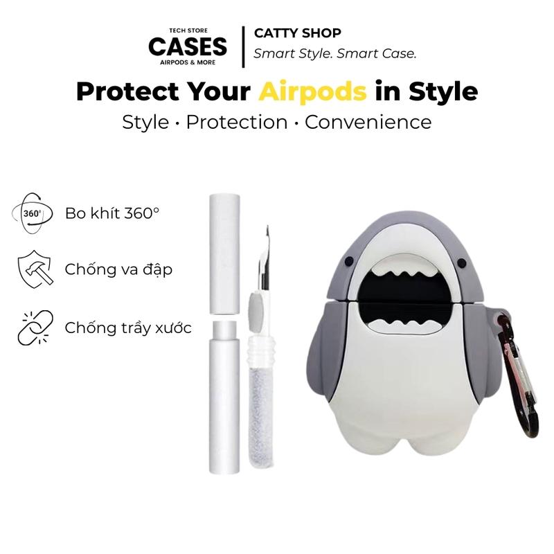 Vỏ ốp case airpods 1 2 3 4 pro pro2 pro3, case bảo vệ ốp tai nghe vỏ airpod…
