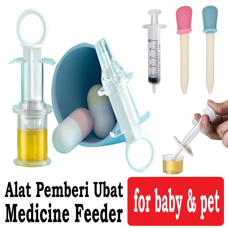 Medicine Feeder Alat Pemberi Ubat Bayi Penyedut Sudu Suntika - TikTok ...
