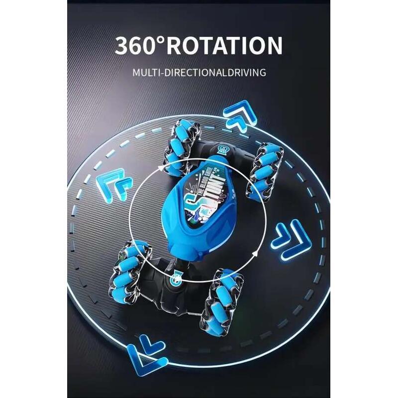 Product Introduction of Gesture sensing Morphing remote control car Children's toys Twist four-wheel drive climbing stunt boy rechargeable off-road vehi 4