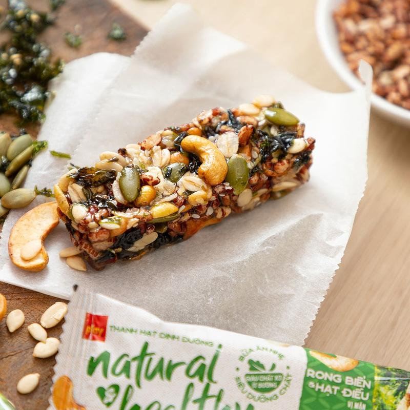Product Introduction of Combo 2 Hộp Thanh Hạt Dinh Dưỡng PLAY Natural Healthy - Bánh hạt dinh dưỡng, bánh ngũ cốc ít ngọt 8