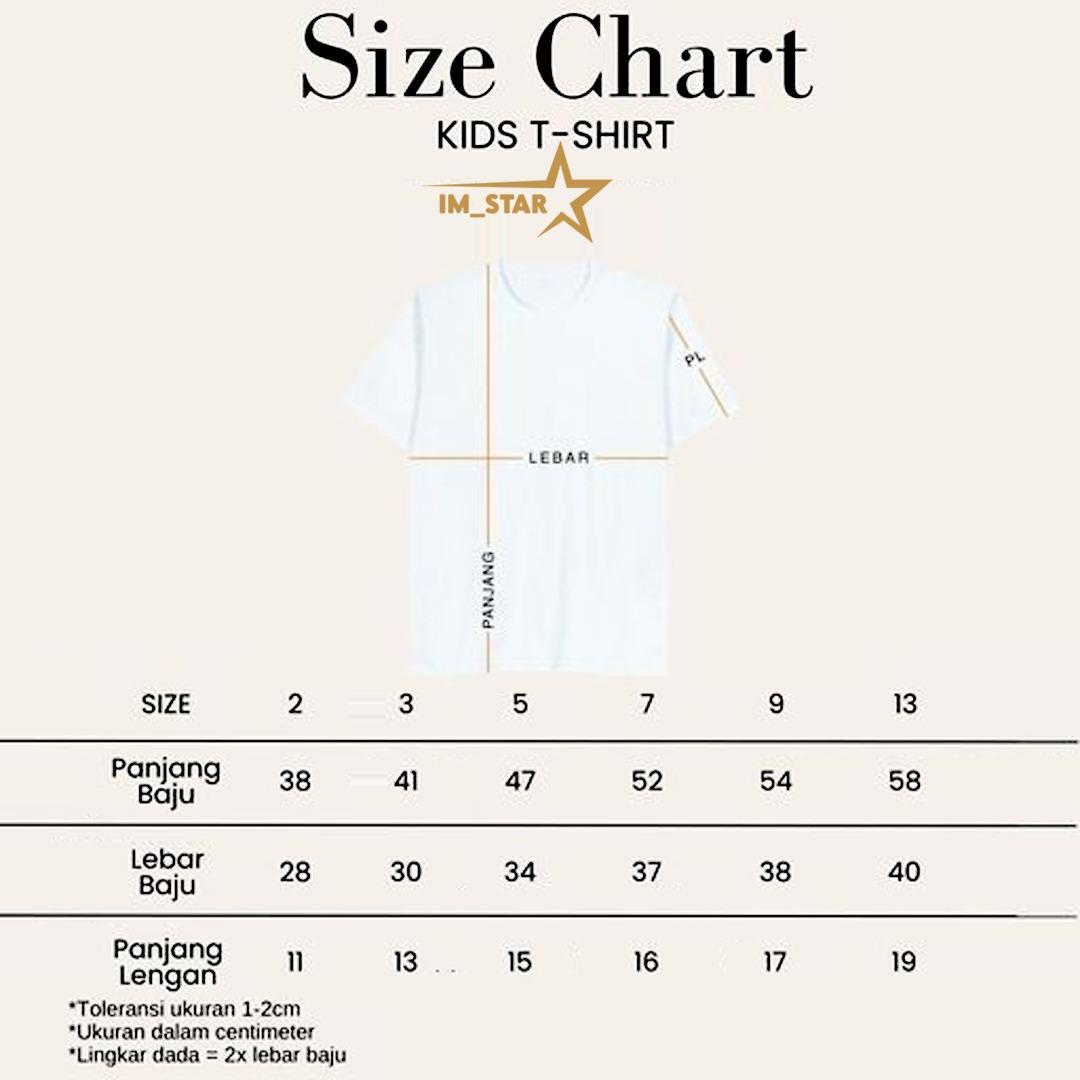 Kaos Kantong Waistbag 3D Anak Kids Edisi THR Ramadhan Sale Combad 30s