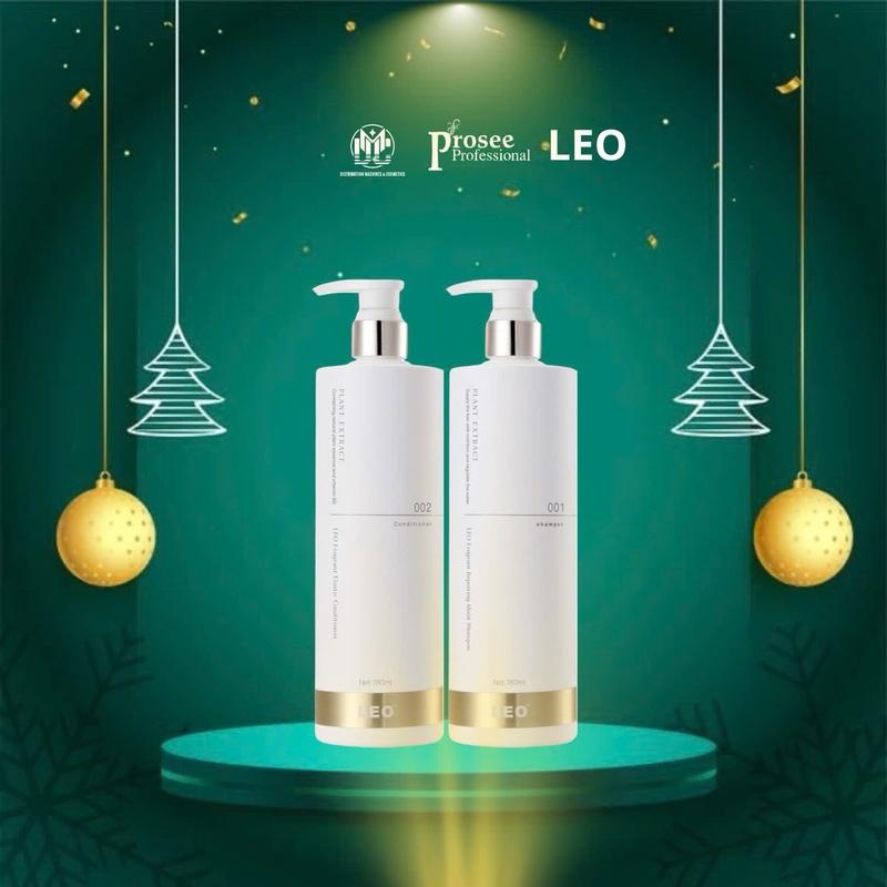 Cặp dầu gội xả LEO PROSEE 800ml chính hãng 4