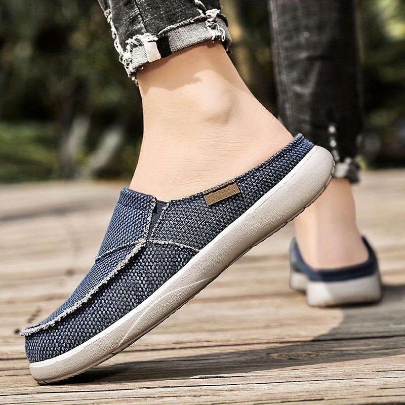 Ladies Casual Fashion Oversized Mule Slipper Shoes - Lightweight, Flat Soles, Upper, EVA Outsole & Insole, Plain Pattern, Suitable for All Seasons 2