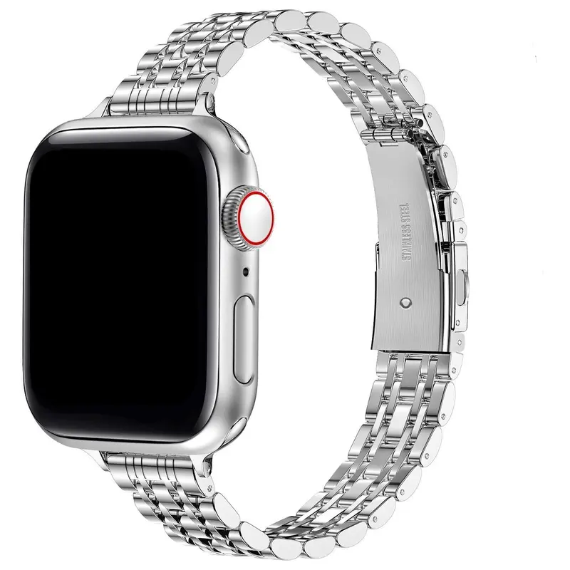 Stainless Steel Watch Band (Band Only), Fashionable Watch Band for Women, Watch Band for Apple Watch Series 9 8 7 6 5 4 3 2 1 SE 7