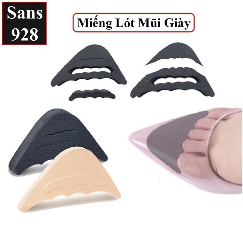 Miếng lót mũi giày cao gót Sans928 đệm lot giầy độn su non chống rộng trơn trượt nứt da đau giảm size êm chân 1