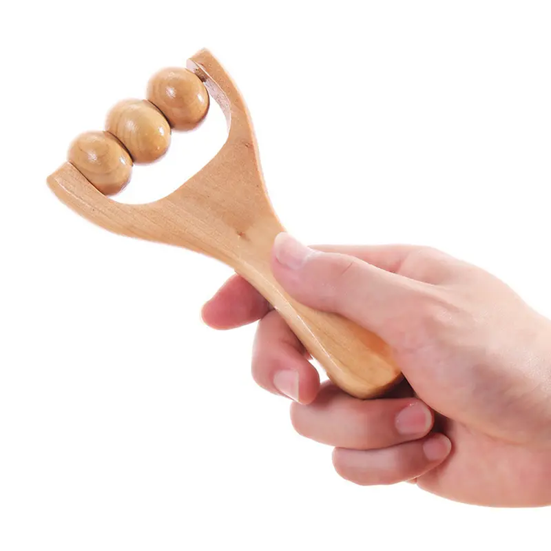 Con Lăn Bằng Gỗ Massager Cổ, Vai Và Chân, Massage Tay Thông Dụng Dụng Cụ Massage, Máy Massage Chân, 1 Chiếc