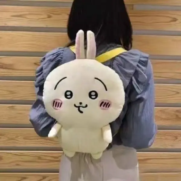Ba lô Chiikawa, búp bê Ursatch, Xiaoba dễ thương, mới cho năm 2024, thích hợp làm quà sinh nhật Nam Backpack Đeo Vai
