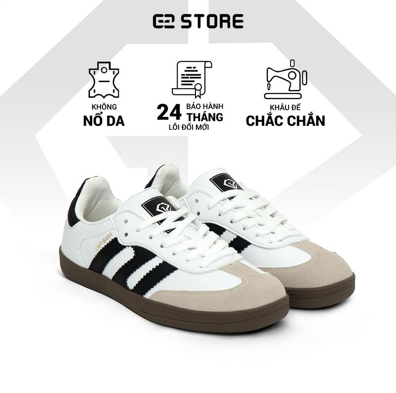 Giày đế bằng G2 Gaze Shoes giày nam sneaker dáng thể thao nữ samba thời trang chính hãng G2 STORE Cao Su