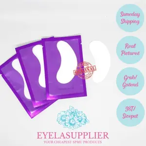 Eyepatch gel hydrogel lashes patch pad eyelash extension tanam bulumata bantalan mata eyepads
