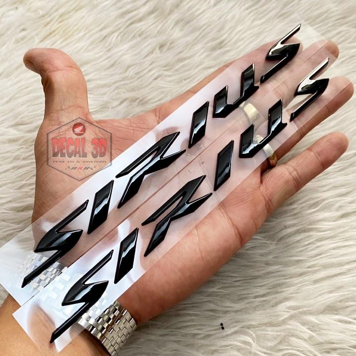  Tem decal nhãn dán chữ nổi sirius trang trí xe máy 