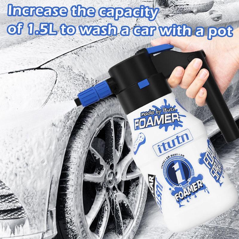 Product Introduction of Electric Car Wash Foam Sprayer, Special For Car Wash Fluid, Pa Pneumatic High-pressure Water Y2V4 28