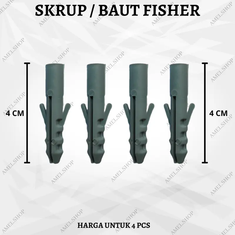 SKRUP BAUT FISHER SET MURAH 2