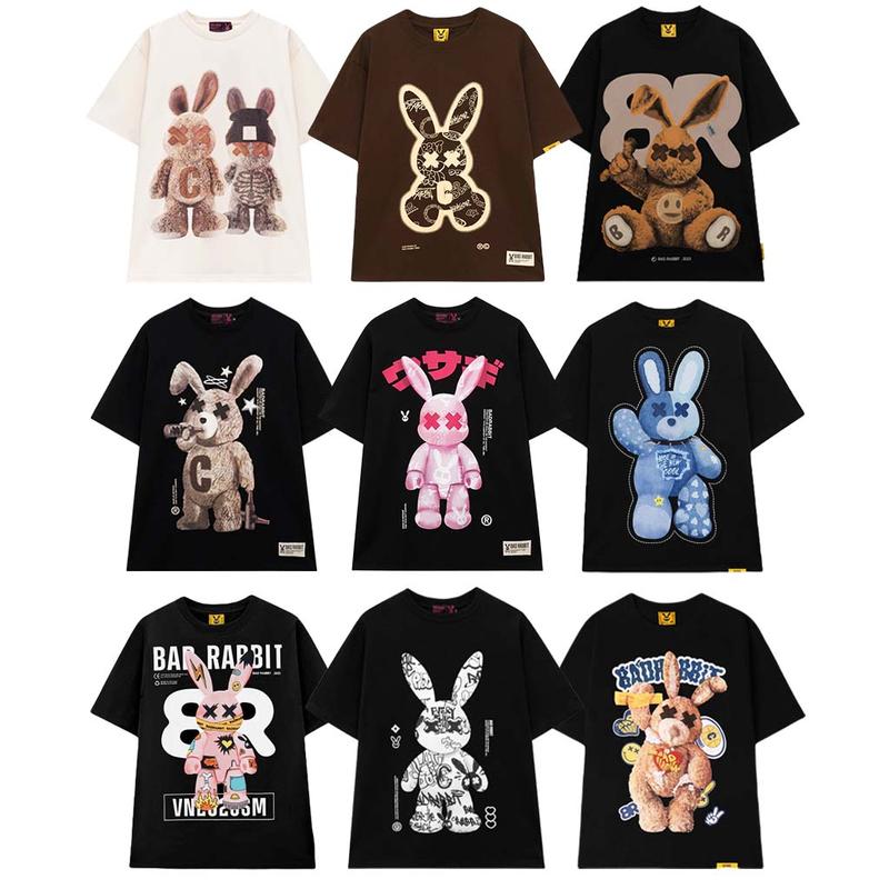 [LOCAL BRAND] Áo thun Bad Rabbit Say Grid And Drunk Tee tay lỡ, form rộng vải Cotton - Thời trang nam nữ Unisex Streetwear