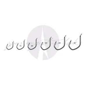 10pc Hook // kail VMC 7117 ECER Type Slow size #1 1/0 2/0 3/0 4/0 5/0