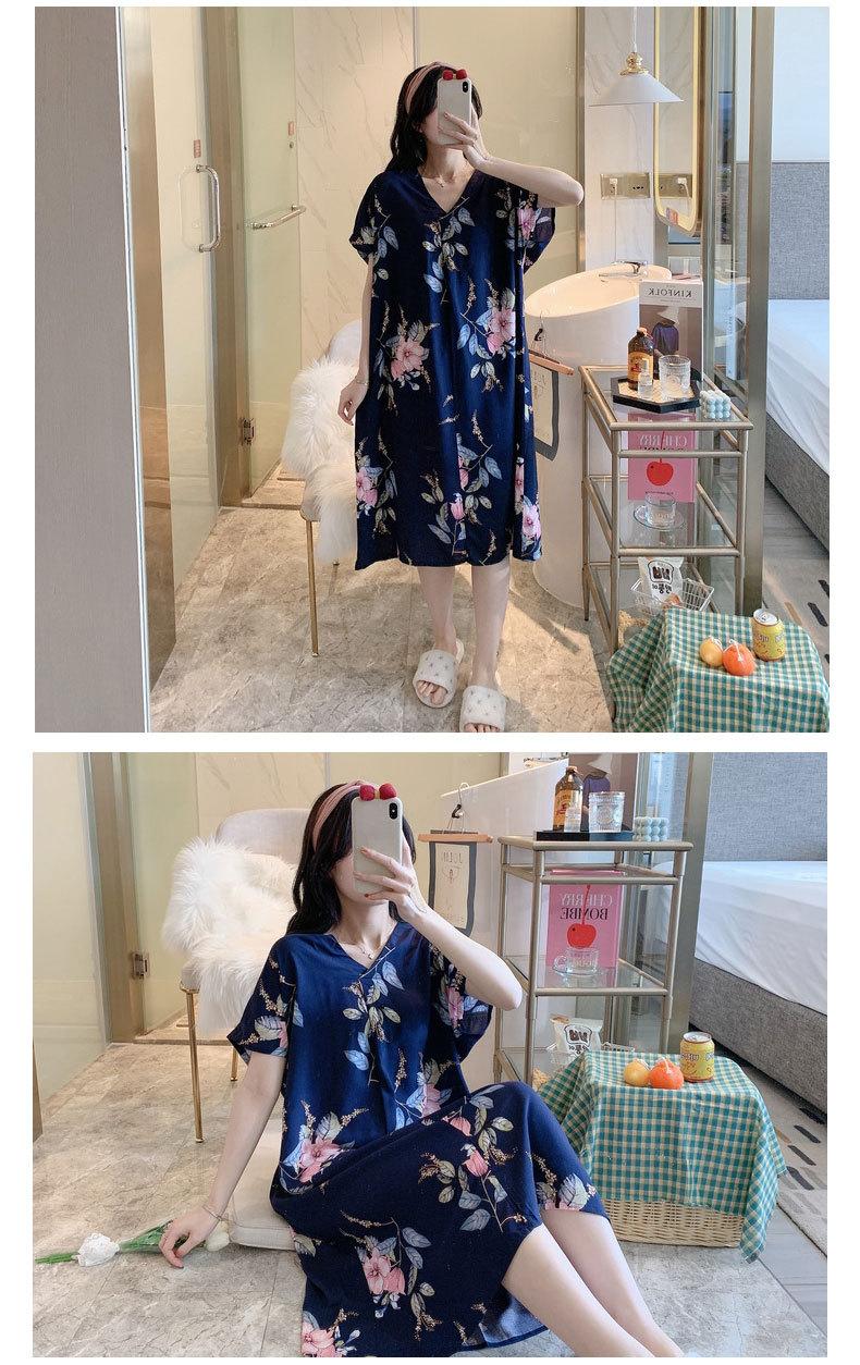 Product Introduction of Váy Ngủ Cotton Và Lụa, Dành Cho Nữ, K42, Hàng Mới Về Mùa Hè, Ngắn Tay, Đồ Ngủ In Hình Hoạt Hình, Phong Cách Hàn Quốc, Cỡ Lớn, Dáng Rộng Vừa Vặn, Đồ Mặc Ở Nhà Bằng Lụa Cotton, Hợp Xu hướng 15