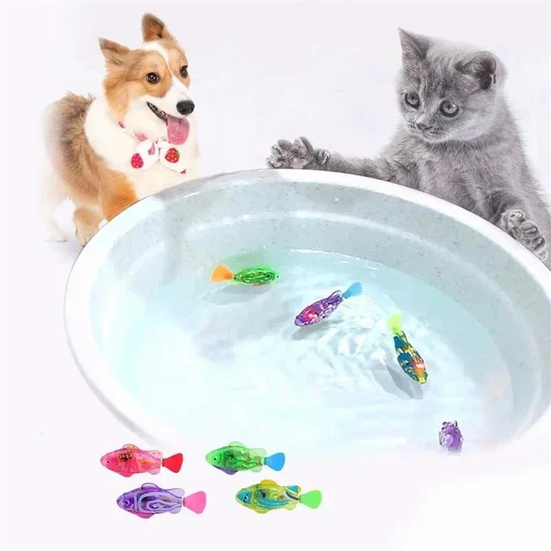 Cat Toys Interactive Robot Fish LED Lighted Water Activated Cat cat-toys-interactive-robot-fish-led-lighted-water-activated-cat