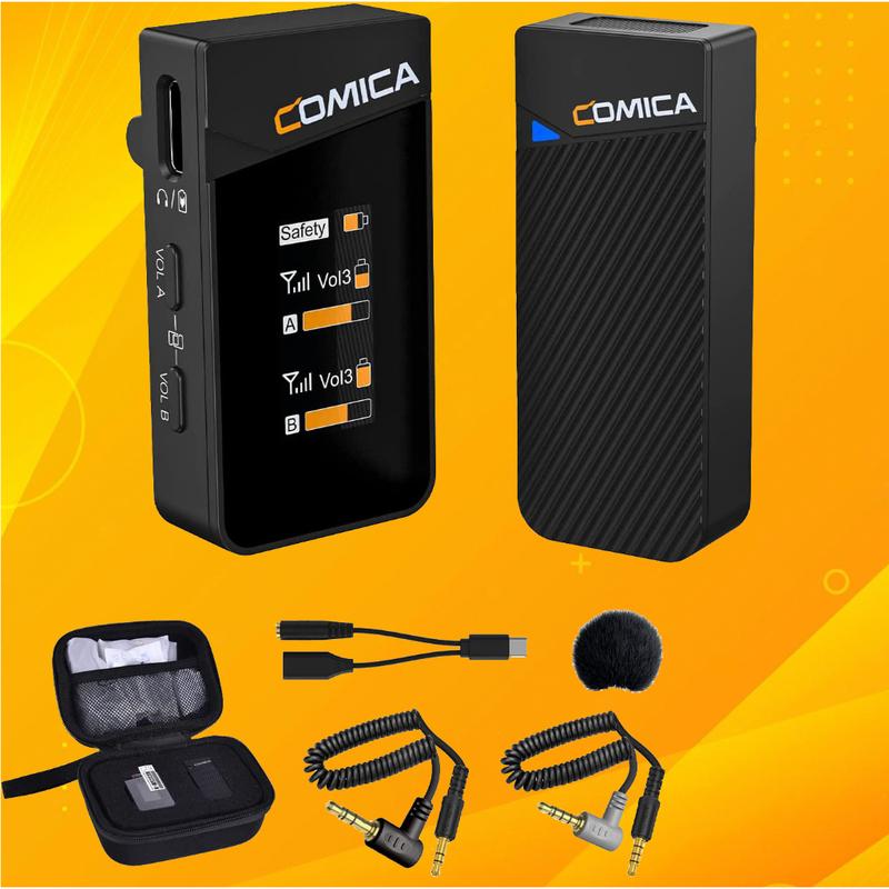Mic Không Dây Comica Vimo C Bản C1 Micro Thu Âm Cho Điện Thoại iphone, Android, Máy Ảnh, Máy Quay,Laptop, Gopro