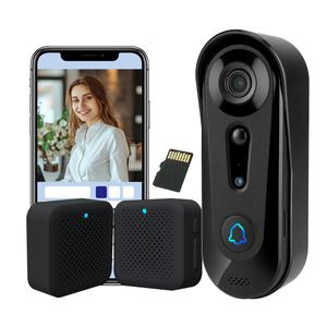 2.4G WiFi Camera Smart Video Doorbell, 1080P Wireless Camera Doorbell, Security Camera with Night Vision & Intercoms, Home Security System, Home Improvement, Intercom, Installation, Safety, Sensor, Privacy, Modern