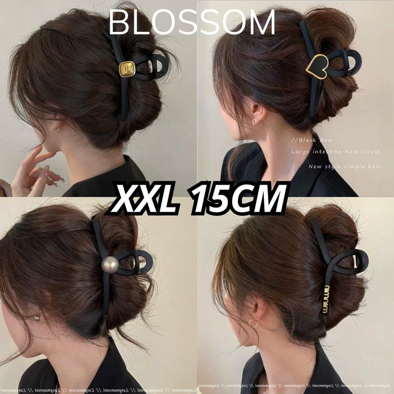 Kẹp tóc KT12 size XXL 15cm nhám cho tóc dày & dài