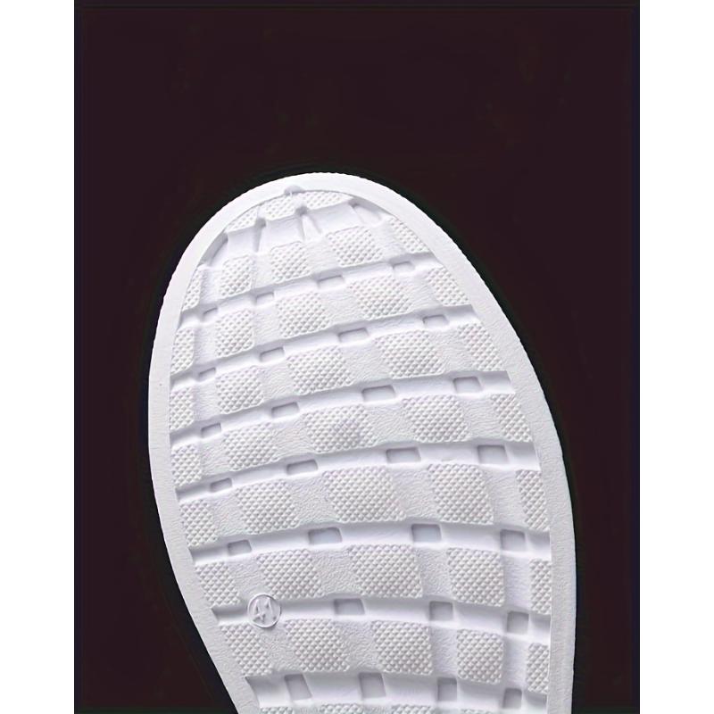 Product Introduction of Comfortable Breathable Men's Lace-up Sneakers, Striped Design Skateboard Shoes with Good Traction 20