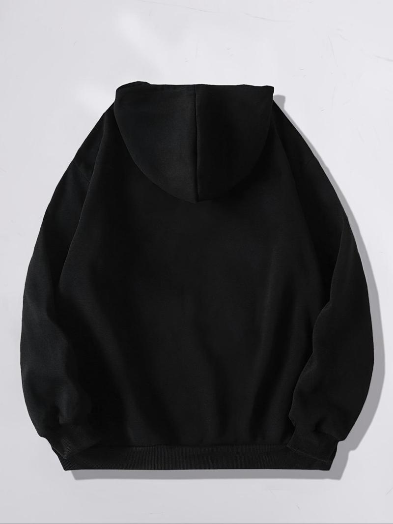 Product Introduction of Women's Letter Print Drawstring Pocket Hoodie, Casual Long Sleeve Hooded Sweatshirt for Fall & Winter, Yoga Hoodie, Women's Clothes for Daily Wear 2