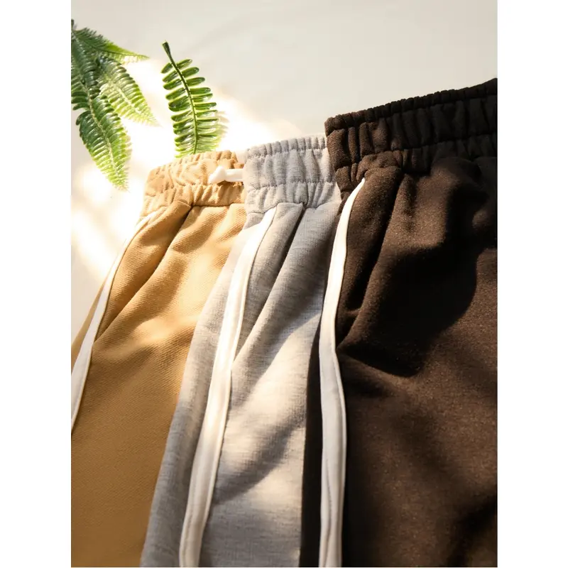 Kit 3pcs Short Moletinho Com Lycra Simples Bolso Cintura Alta Moda Tendencia Confortavel