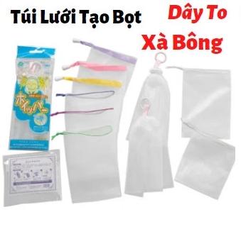 Combo 5 Túi Lưới Đựng Xà Phòng Tạo Bọt Tiện Lợi  - Bao Lưới Tạo Bọt Xà Phòng 0