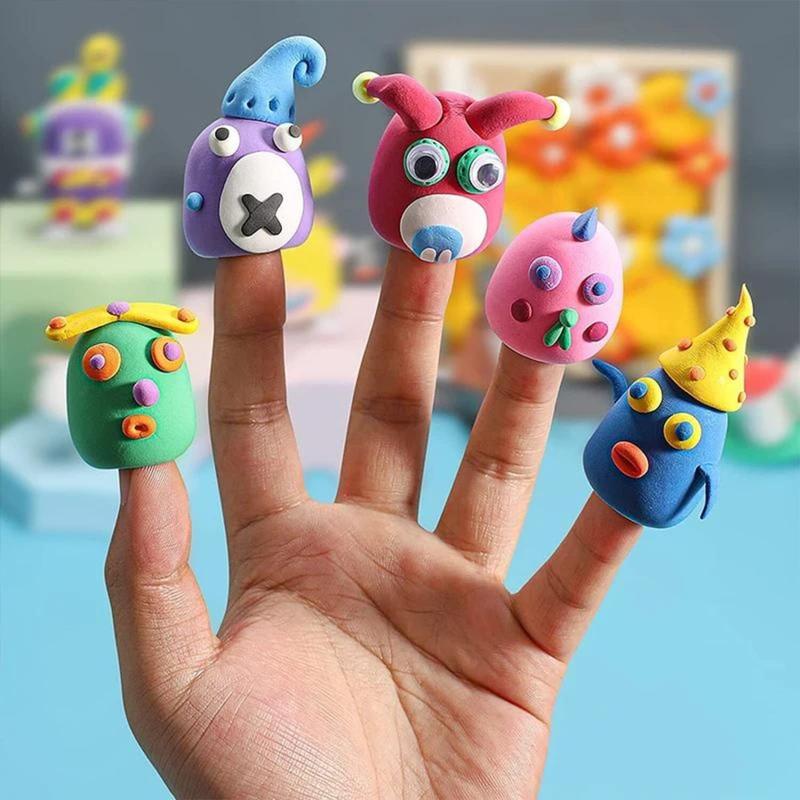 Clay Polymer Mainan Anak Isi 12pcs Edukasi Slime Clay Dough Colour Play JM Permainan 5