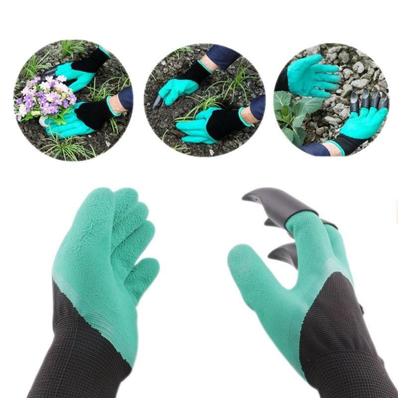 Bộ đôi găng tay làm vườn có móng nhựa ABS hỗ trợ bới đất hiệu quả. 2