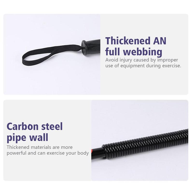 Product Introduction of 1 Pc Heavy Duty Power Twister Spring Bar Resistance Strength Bar Bend Chest Arm Training Exercise Fitness Equipment 33