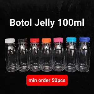 Harga utk 50pcs Botol Jelly 100ml | Botol 100ml
