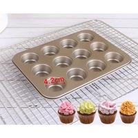 Gambar Loyang teflon cupcake muffin isi 12 anti lengket import Premium dari Mail Living Kab. Bandung 3 Tokopedia